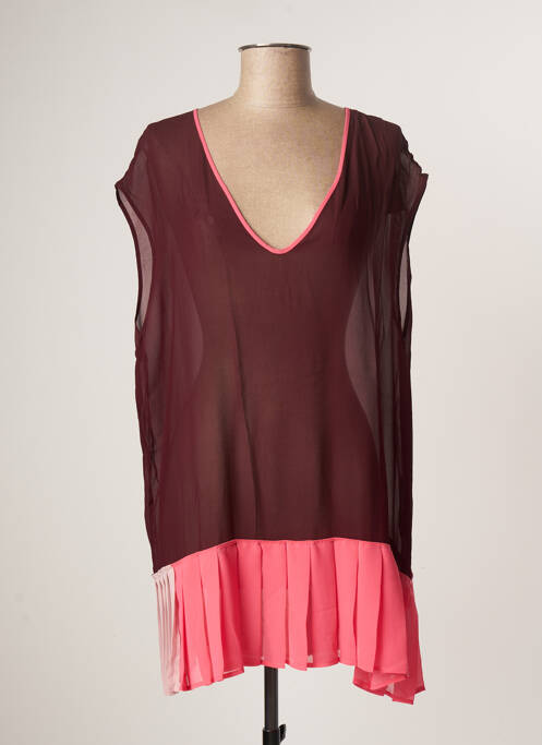 Tunică mâneci scurte roșu TWIN SET femeie