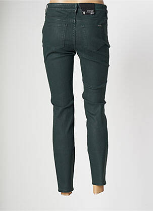 Pantalon slim broderie cu nituri mărime normală verde ARMANI femeie