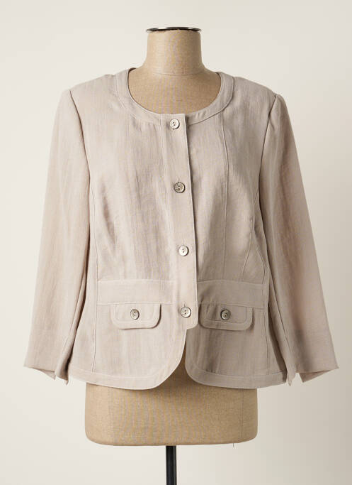 Jachete elegante bej CHRISTINE LAURE femeie