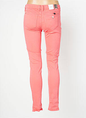 Pantalon slim roz GUESS femeie