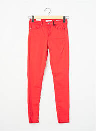 Pantalon slim roșu GUESS femeie