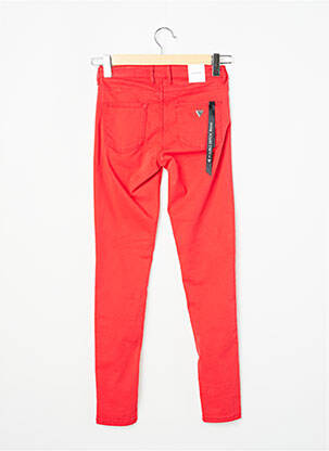 Pantalon slim roșu GUESS femeie