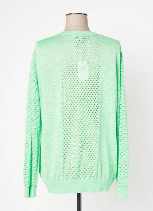 Vestă cu mâneci lungi verde SANDWICH femeie