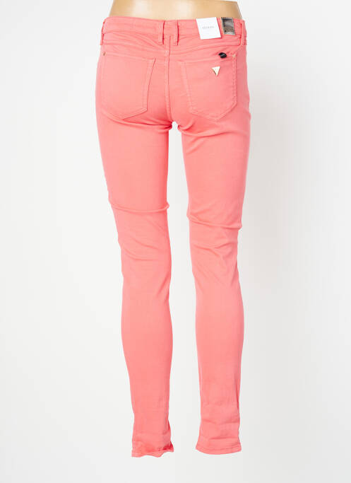 Pantalon slim roz GUESS femeie