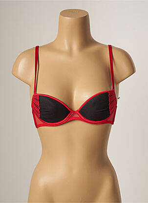 Sutien broderie top sutien modelat roșu IMPLICITE femeie