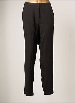 Pantalon drept închidere cu fermoar sub clapetă cu cârlig mărime normală negru ZILCH femme