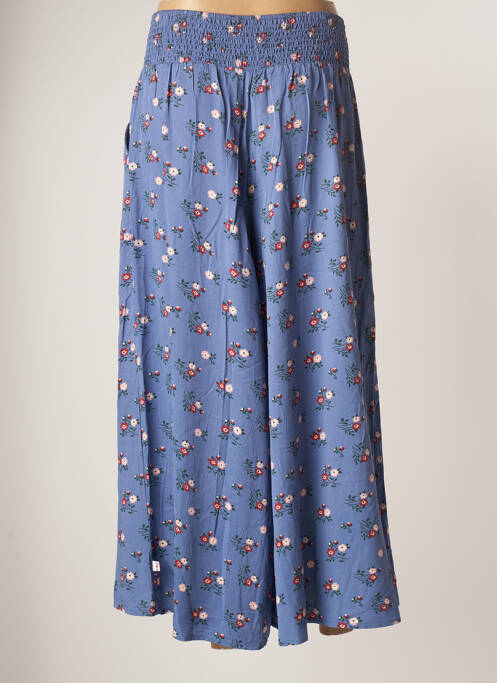 Pantalon larg țesătură poplin mărime normală albastru BLUTSGESCHWISTER femme