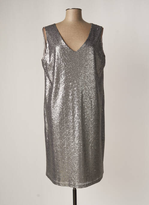 Rochie midi gri SPG JENUAN femeie