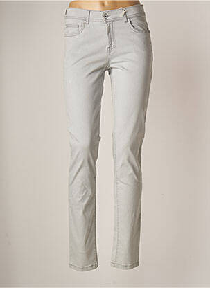 Pantalon slim elasticitate mărime normală gri CMK femme