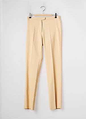 Pantalon slim bej LA CITY femeie