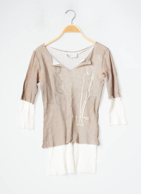 Tunică mâneci lungi gri COP COPINE femeie