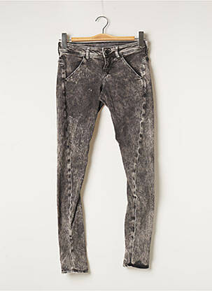 Pantalon slim talie joasă talie joasă gri GUESS femeie
