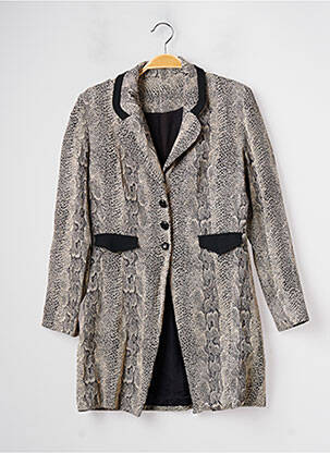 Sacou buzunare false bej SANS MARQUE femeie