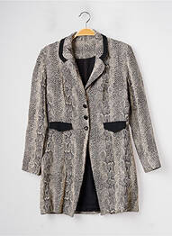 Sacou buzunare false bej SANS MARQUE femeie