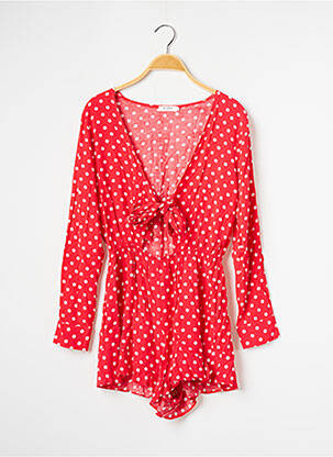 Salopetă scurtă roșu KILKY femeie