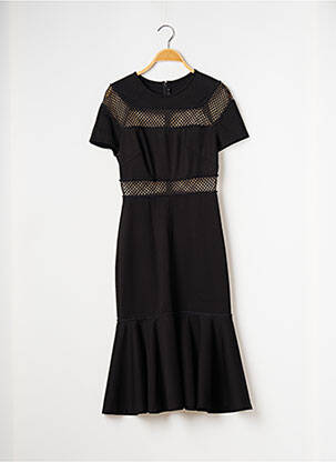 Rochie midi mâneci scurte mâneci scurte negru ISABEL GARCIA femeie