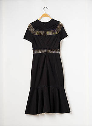 Rochie midi mâneci scurte mâneci scurte negru ISABEL GARCIA femeie