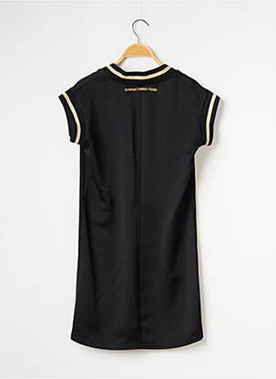 Rochie scurtă mâneci scurte mâneci scurte negru OLYMPIQUE LYONNAIS femeie