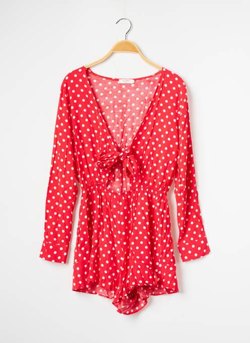 Salopetă scurtă roșu KILKY femeie