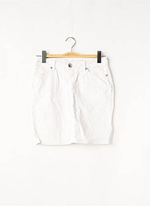 Fustă scurtă buzunare alb DENIM STUDIO femeie