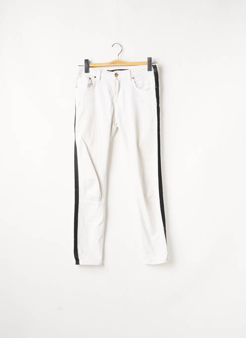 Blugi cu croială slim alb ZARA femeie