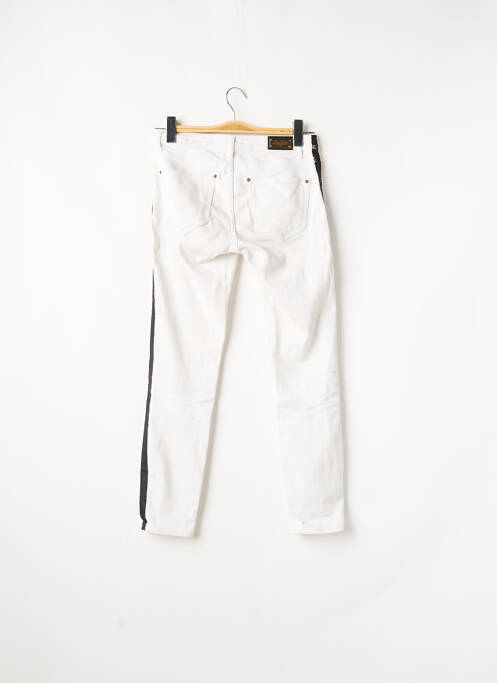 Blugi cu croială slim alb ZARA femeie