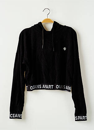 Hanorac cu glugă negru OCEANS APART femeie