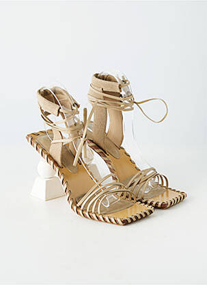 Sandale/Pantofi decupați bej JACQUEMUS femeie