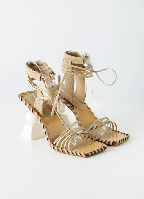 Sandale/Pantofi decupați bej JACQUEMUS femeie