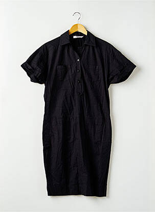 Rochie midi mâneci scurte mâneci scurte negru COMPTOIR DES COTONNIERS femeie