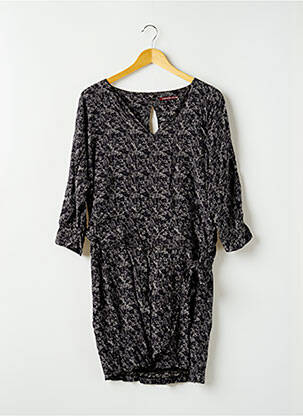 Rochie midi mâneci 3/4 mâneci 3/4 negru COMPTOIR DES COTONNIERS femeie