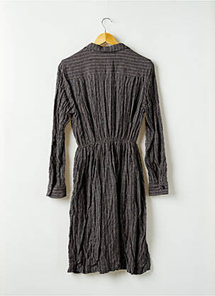 Rochie midi mâneci lungi mâneci lungi gri COMPTOIR DES COTONNIERS femeie