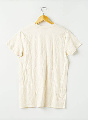 Tricou croială dreaptă mâneci scurte bej ELISE CHALMIN X KIKOFF femeie