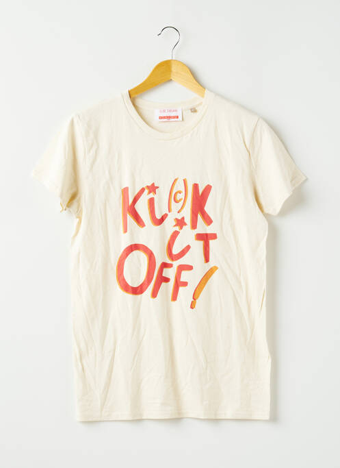 Tricou bej ELISE CHALMIN X KIKOFF femeie