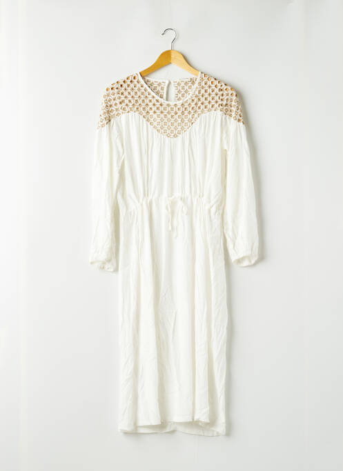 Rochie midi alb BELAIR femeie