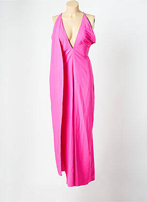 Salopetă-pantalon roz ASOS femeie