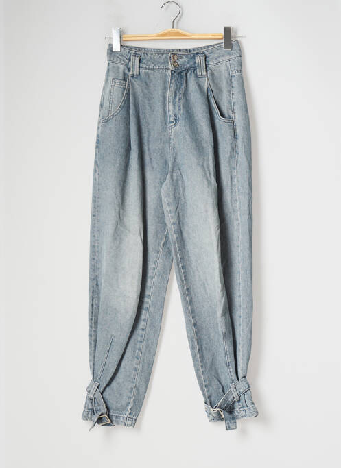 Blugi cu croială dreaptă albastru ZARA femeie