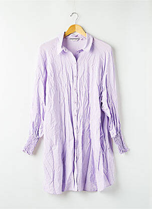 Rochie scurtă violet NAF NAF femeie