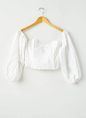 Top alb NA-KD femeie