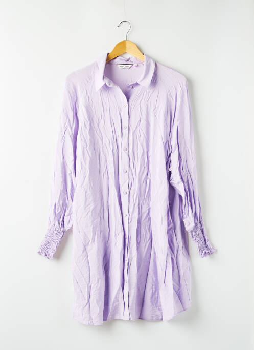 Rochie scurtă violet NAF NAF femeie