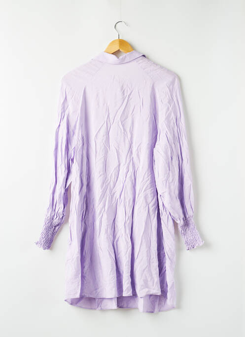 Rochie scurtă violet NAF NAF femeie