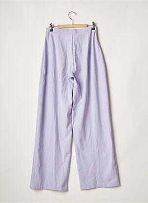 Pantalon larg țesătură crep talie înaltă violet NASTY GAL femeie