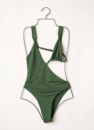 Costum de baie dintr-o singură piesă verde SANS MARQUE femeie