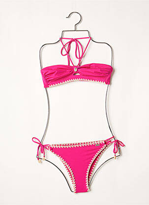 Costum de baie din două piese elasticitate top sutien modelat roz BANANA MOON femeie