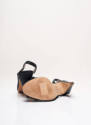 Sandale/pantofi decupați toc cui. toc de 7 la 9 cm negru ASH femeie