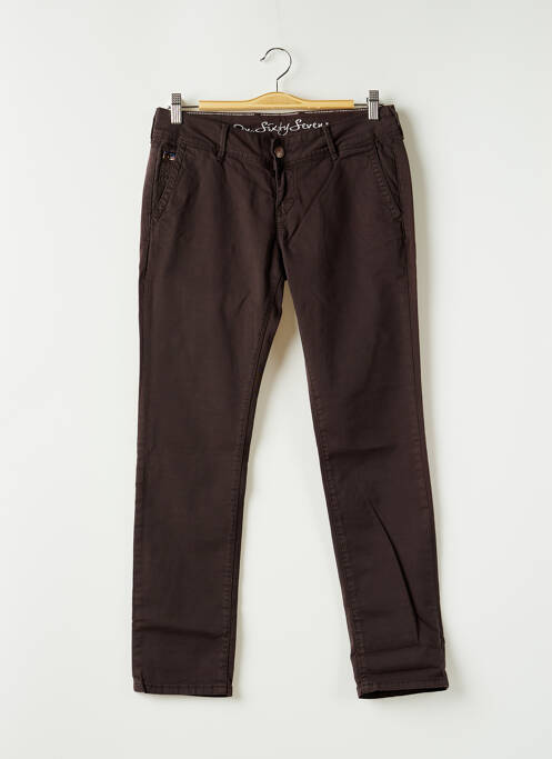 Pantalon chino maro SIXTY SEVEN femeie