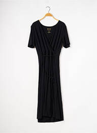 Rochie midi mâneci scurte mâneci scurte negru LES LUNES femme