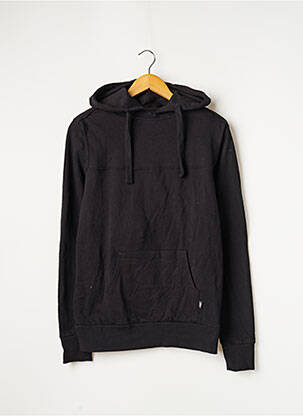 Hanorac cu glugă negru MAMA HANGS femeie