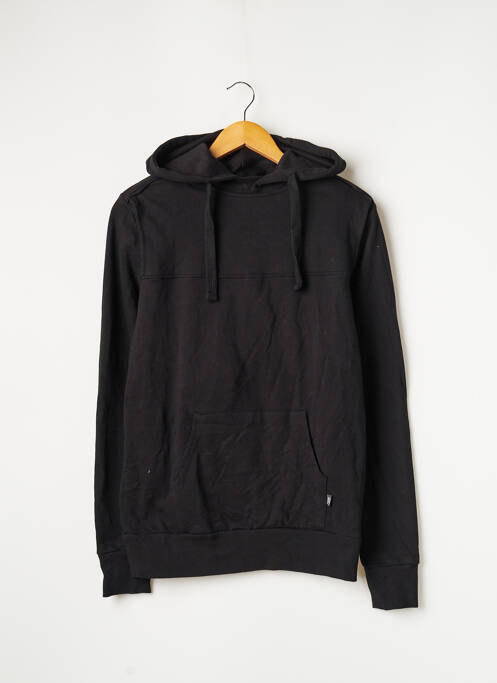 Hanorac cu glugă negru MAMA HANGS femeie