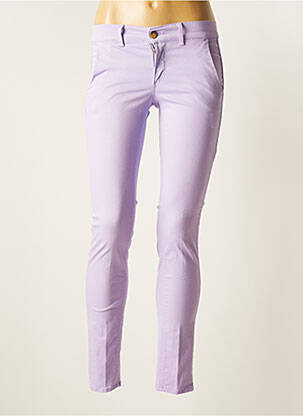 Pantalon drept violet HAPPY femeie